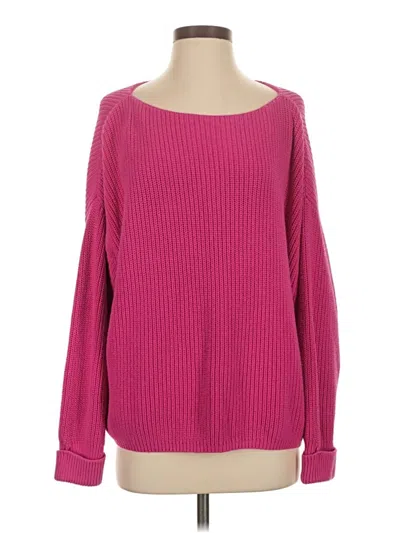 Pre-owned French Connection Pullover Sweater In Pink