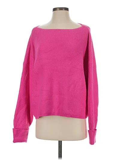 Pre-owned French Connection Pullover Sweater In Pink
