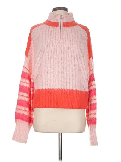 Pre-owned French Connection Pullover Sweater In Pink