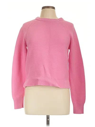 Pre-owned French Connection Pullover Sweater In Pink