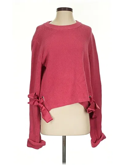 Pre-owned French Connection Pullover Sweater In Pink