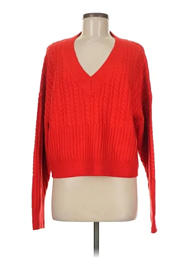 Pre-owned French Connection Pullover Sweater In Red