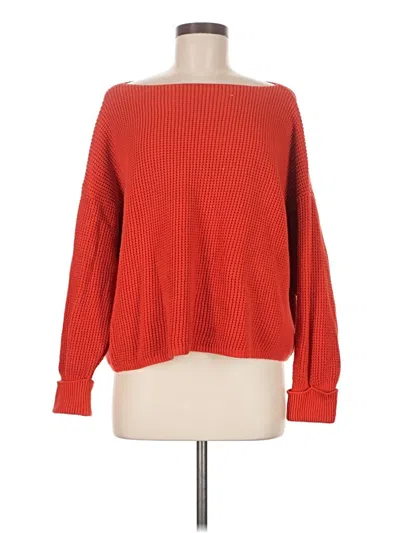 Pre-owned French Connection Pullover Sweater In Red