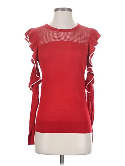 Pre-owned French Connection Pullover Sweater In Red