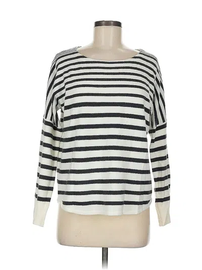 Pre-owned French Connection Pullover Sweater In Silver