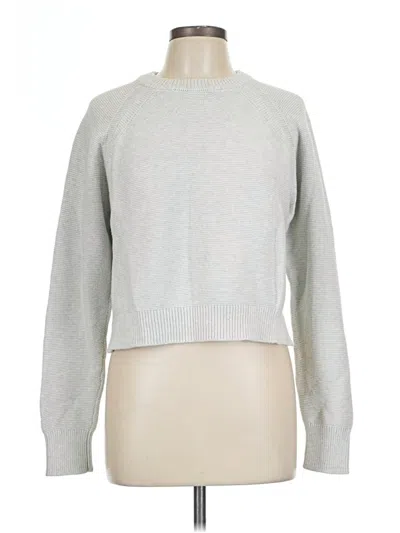 Pre-owned French Connection Pullover Sweater In Silver