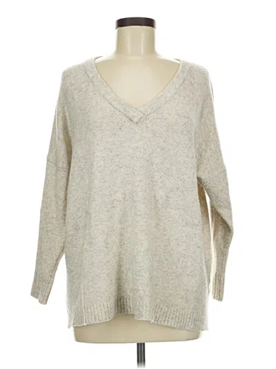 Pre-owned French Connection Pullover Sweater In Silver