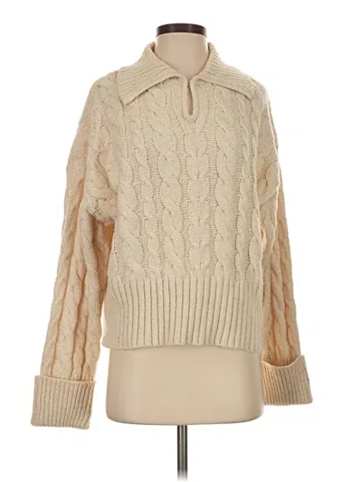 Pre-owned French Connection Pullover Sweater In Tan
