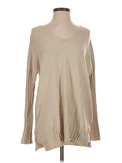 Pre-owned French Connection Pullover Sweater In Tan