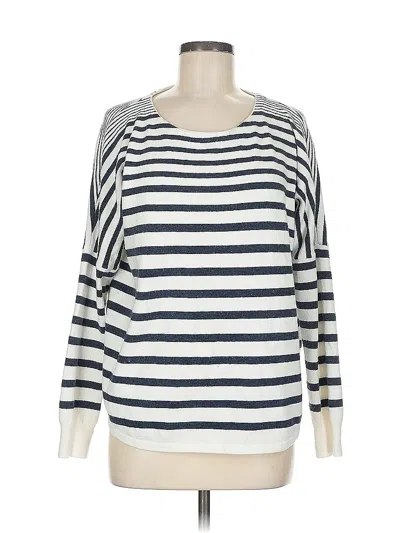 Pre-owned French Connection Pullover Sweater In White