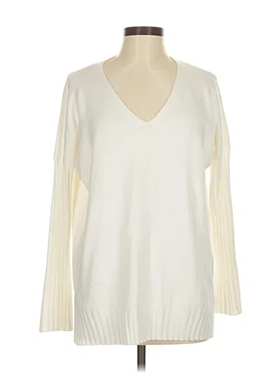 Pre-owned French Connection Pullover Sweater In White