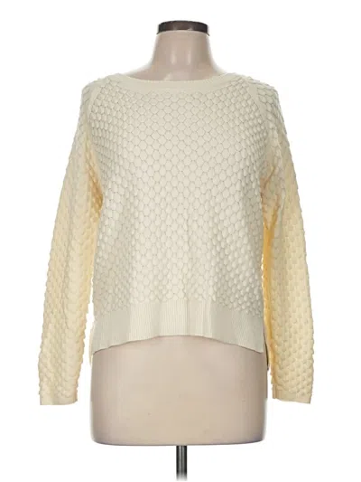 Pre-owned French Connection Pullover Sweater In White