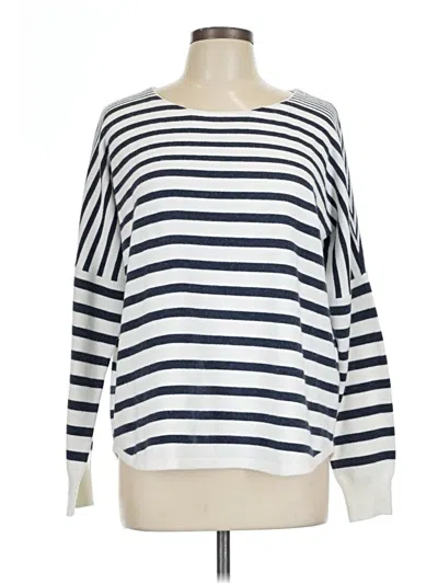 Pre-owned French Connection Pullover Sweater In White
