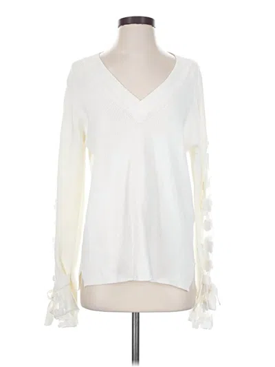 French Connection Pullover Sweater In White