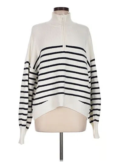 Pre-owned French Connection Pullover Sweater In White
