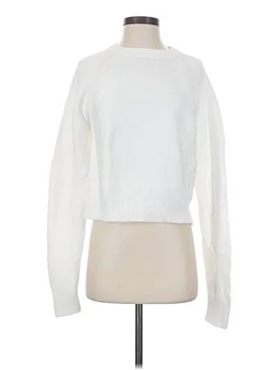 Pre-owned French Connection Pullover Sweater In White