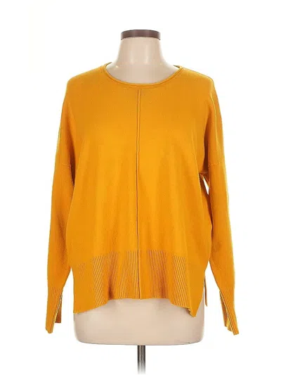 Pre-owned French Connection Pullover Sweater In Yellow