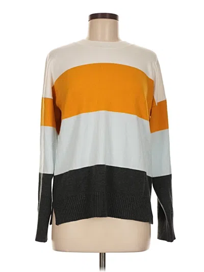 Pre-owned French Connection Pullover Sweater In Yellow