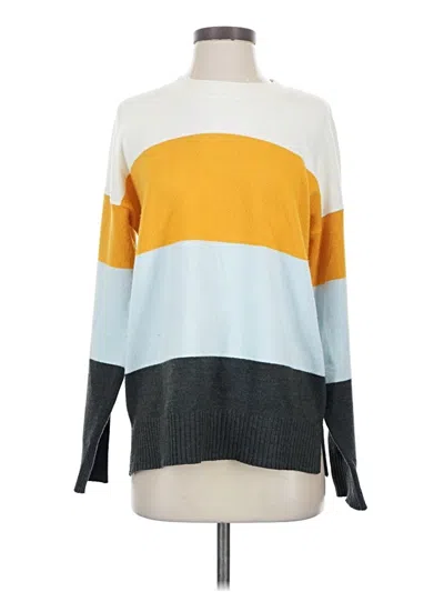 Pre-owned French Connection Pullover Sweater In Yellow