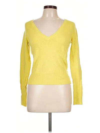 Pre-owned French Connection Pullover Sweater In Yellow
