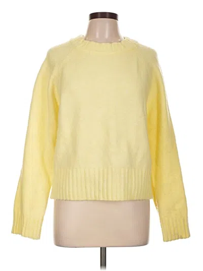Pre-owned French Connection Pullover Sweater In Yellow