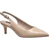 French Connection Women's Quinn Slingback Sandal In Beige Crocodile