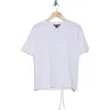 French Connection Rallie Ruched Tie T-shirt