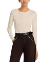 French Connection Reeves Jersey Knit Top In White