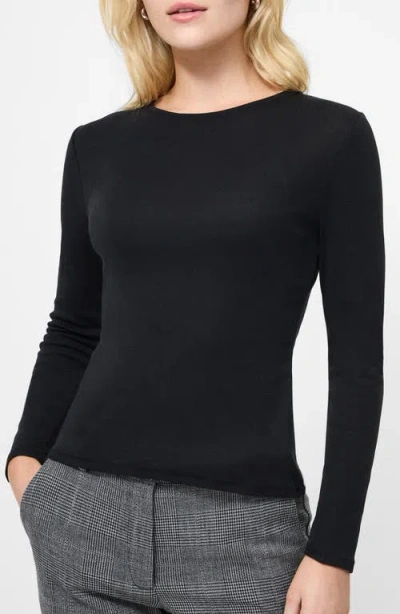 French Connection Reeves Jersey Top In Black
