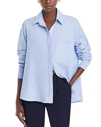 French Connection Relaxed Oxford Shirt In Blue