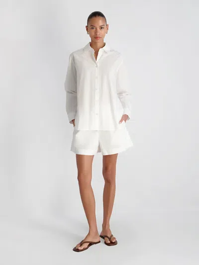 French Connection Rhodes Poplin Button Down Shirt In Black