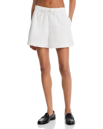 French Connection Rhodes Poplin Shorts In White