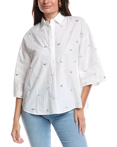 FRENCH CONNECTION RHODES RHINESTONE SHIRT