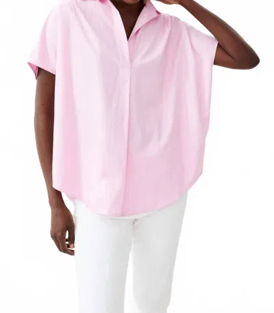 French Connection Rhodes Sleeveless Popover Top In Lilac In Pink