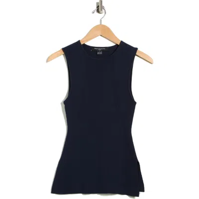 French Connection Rib Tank In Blue