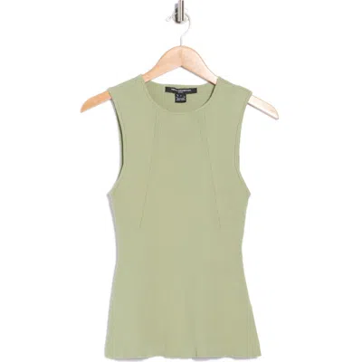 French Connection Rib Tank In Green