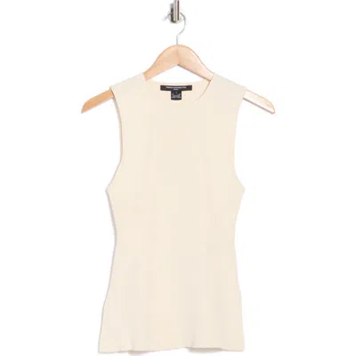 French Connection Rib Tank In White