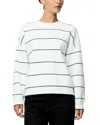 French Connection Riddley Crewneck Sweater In White