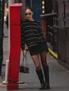 French Connection Riddley Crewneck Sweater  Knitwear In Black