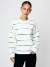French Connection Riddley Crewneck Sweater  Knitwear In White