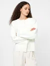 French Connection Riddley Drop Shoulder Cardigan In White