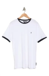 FRENCH CONNECTION RINGER COTTON T-SHIRT
