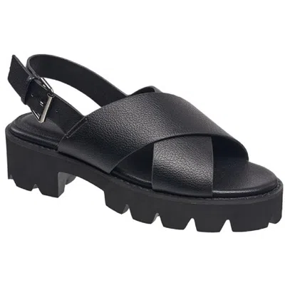 French Connection Rowan Womens Slingback Buckle Wedge Sandals