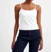 French Connection Roy Cami Top In Summer White In White