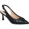 French Connection Ruched Kitten Heel In White