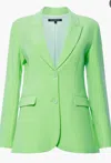 French Connection Ruth Blazer In Green Flash In Multi
