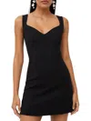 French Connection Whisper Ruth Sweetheart Neck Minidress In Multi