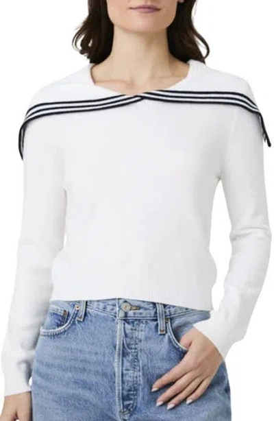 French Connection Sailor Sweater In White