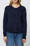 French Connection Scarf Accent Crewneck Sweater