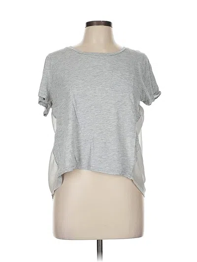 Pre-owned French Connection Short Sleeve T-shirt In Gray